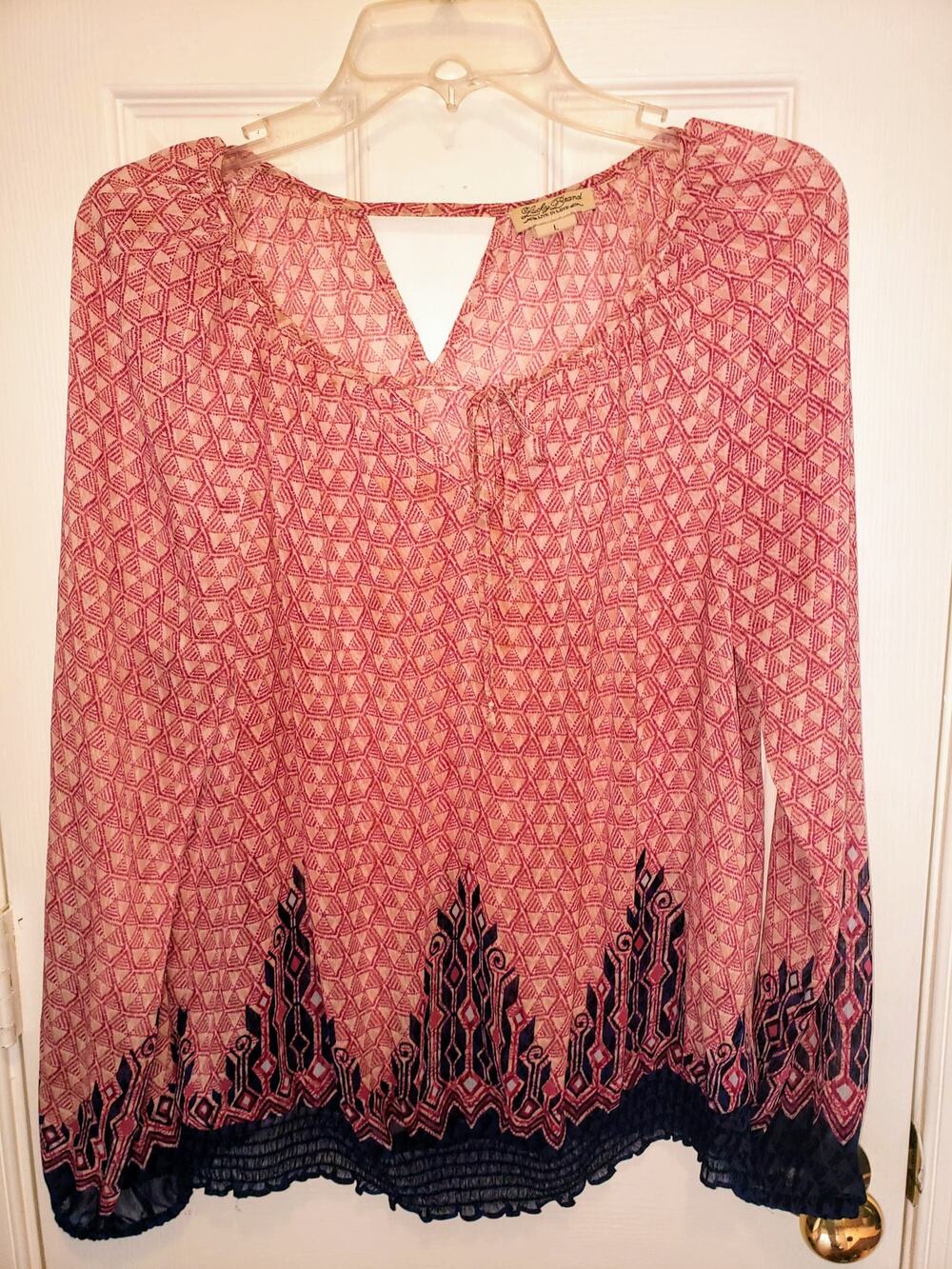 LUCKY BRAND top sz L EUC
